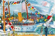 Raoul Dufy Deauville mattress: From the coast of Normandy