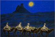 Hirayama Ikuo Desert Camel’s line in moonlight (2003)