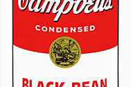 アンディ・ウォーホル Campbell’s Soup I (BLACK BEAN)