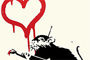 バンクシー　Love Rat