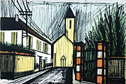 ベルナール・ビュッフェ 黄色い教会