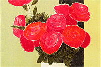 カトラン 黒い帯と赤いバラ２