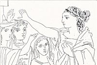 Pablo Picasso Oath of women from LYSISTRATA