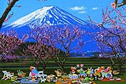 Yamagata Hiro Essence of Japan – Enjoying seeing cherry blossom in Mt.Fuji