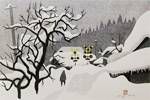 Saito Kiyoshi Winter of Aizu (101) – Japan cedar of Sakasita-cho