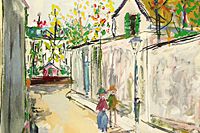 Utrillo Maurice  Road in village from inspiration village