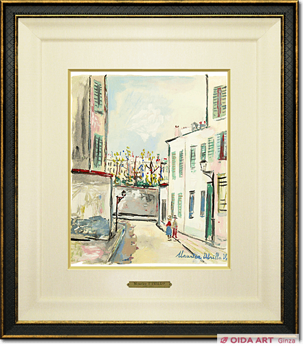 Utrillo Maurice  Alley in Montmartre from inspiration village