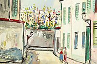 Utrillo Maurice  Alley in Montmartre from inspiration village