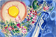 Chagall  Marc From Nice and Cote d’Azur – Empty fiances in Nice