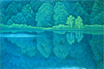 東山魁夷 緑の湖畔(新復刻画)