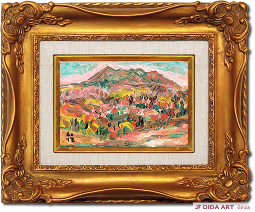 小林和作 木曽御嶽の秋 | 絵画など美術品の販売と買取 | 東京・銀座