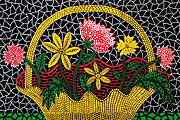 Kusama Yayoi Flower Basket