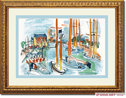 Raoul Dufy Port of Deauville: From the coast of Normandy