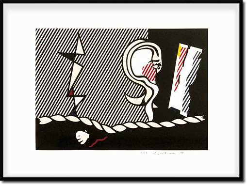 Lichtenstein Roy Figures with Rope