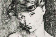Pablo Picasso Tete de Femme (La suite des Saltimbanques)