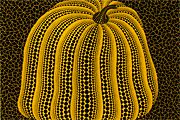 Kusama Yayoi Yellow Colored Pumpkin