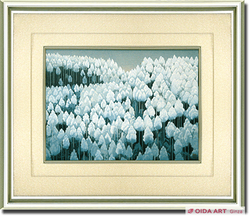 東山魁夷　雪の後　木版画　昭和57年　68/450 風景画　絵画 東山魁夷 雪の後 木版画 昭和57年 68/450 風景画 絵画