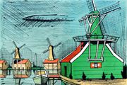 Bernard Buffet Windmill of Zaandam