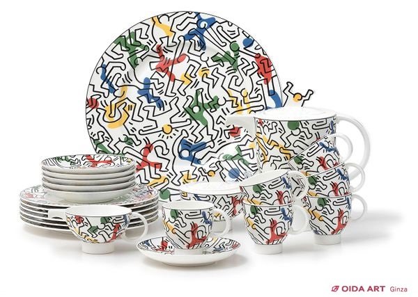 Keith Haring SPIRIT OF ART (the complete set of 16 pieces)