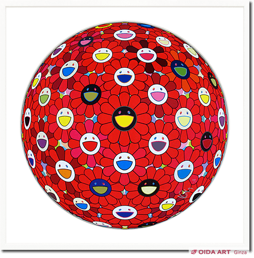 Murakami Takashi Flowerball：Bright Red