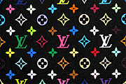 村上隆 monogram mini multicolore – black