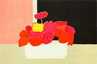 Cathelin Bernard Plant pot of moustier