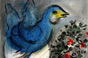 シャガール 青い鳥
