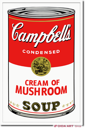 アンディ・ウォーホル Campbell’s Soup I (CREAM OF MUSHROOM)