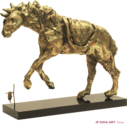 Dali Salvador Herse Saddled with Time Sculpture