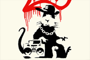 バンクシー Gangsta Rat