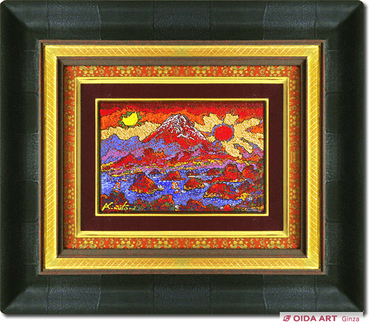 Kinutani Koji  Mt.Fuji in the sun and the moon