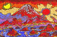 Kinutani Koji  Mt.Fuji in the sun and the moon