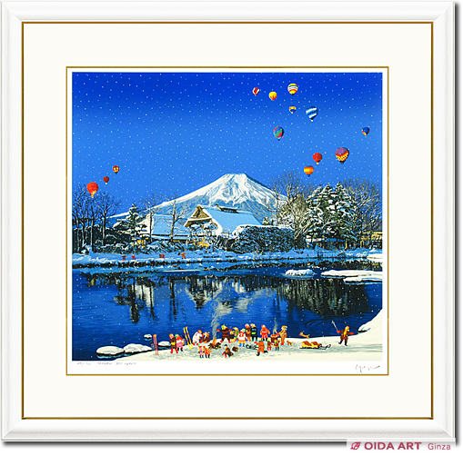 ヒロヤマガタ 日本のエッセンス 雪の富士（SP） | 絵画など美術品の