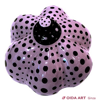 Kusama Yayoi A Pumpkin（Purple & Black）