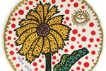 Kusama Yayoi Art Plate（YELLOW FLOWER）