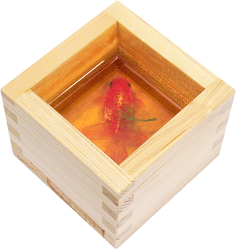 深堀隆介 金魚酒（らんちゅう・赤） | 絵画など美術品の販売と