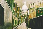 Utrillo Maurice  Saint-Rustique street