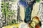 Chagall  Marc A blue bouquet