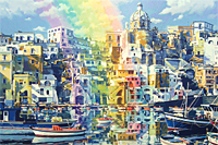 Sasakura Teppei Corricella — the harbor in which rainbow appear
