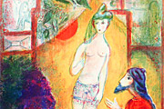 シャガール アラビアンナイト　アルバムの版画1