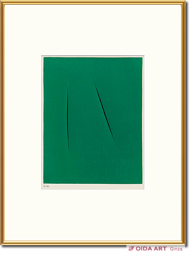 ルーチョ・フォンタナ Concetto Spaziale (from the San Lazzaro et ses amis portfolio)