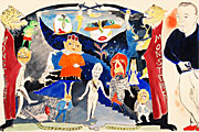 山本容子 Jacques Prevert　移動遊園地