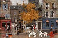 Delacroix Michel Leger avenue in autumn