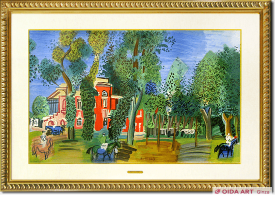 Dufy Raoul Paddock of the Deauville racetrack