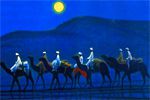 Hirayama Ikuo Desert Camel’s line in moonlight