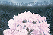 Higashiyama Kaii(new reprint) Blossoms (new wood block reprint)