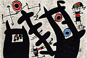 Miro Joan Lizard with a gold feather PL.4