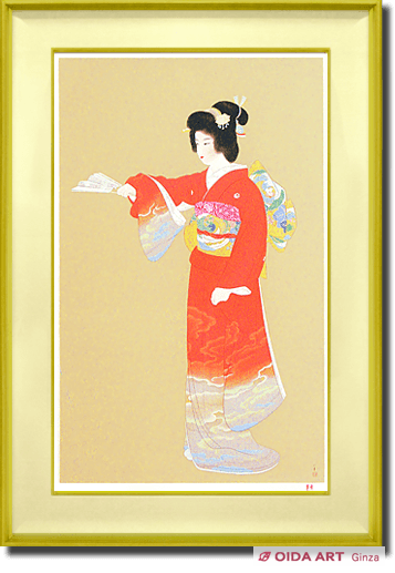 上村松園 序の舞 | 絵画など美術品の販売と買取 | 東京・銀座