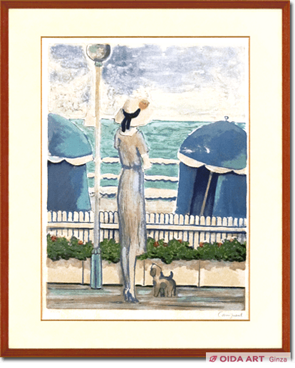 Jean Pierre Cassigneul A dog of Deauville