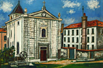 Utrillo Maurice Church and square (ALIX , Rhône)